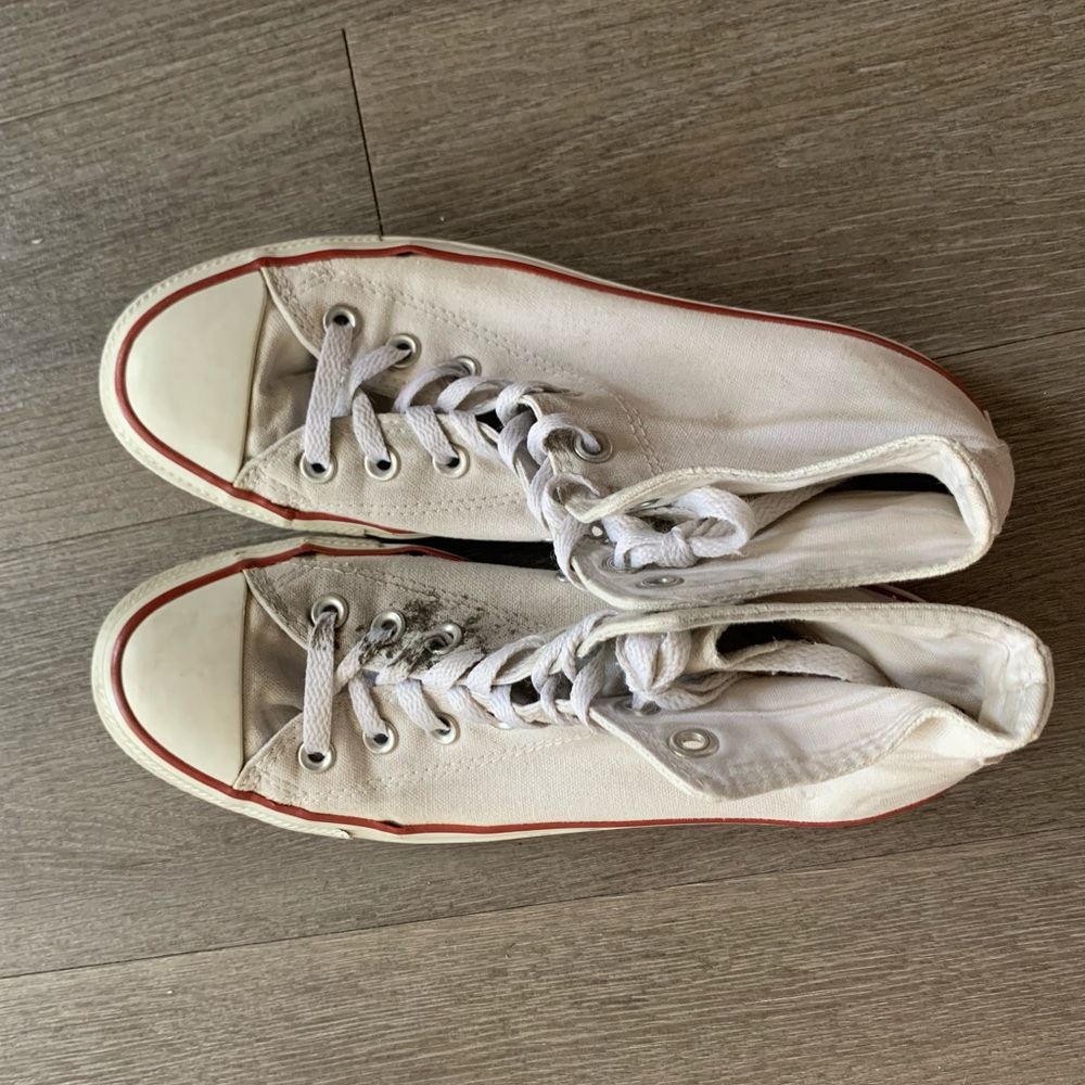 White High Top Converse